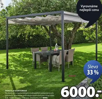 JYSK Pergola hjortemose nabídka
