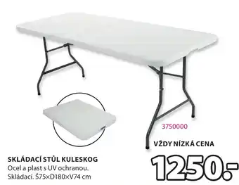 JYSK Skládací stůl kuleskog nabídka