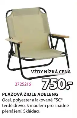 JYSK Plážová židle adeleng nabídka