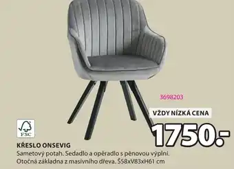 JYSK Křeslo onsevig nabídka