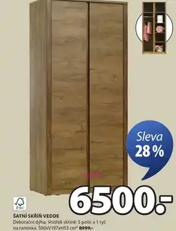 JYSK Šatní skříň vedde nabídka