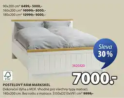 JYSK Postelový rám markskel nabídka