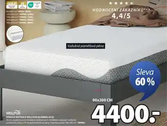 JYSK Pěnová matrace wellpur glomma gf30 nabídka