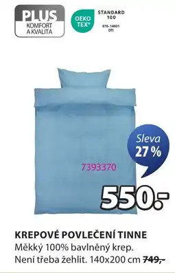JYSK Krepové povlečení tinne nabídka