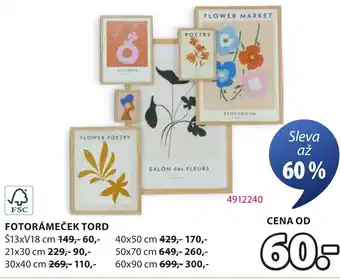 JYSK Fotorámeček tord nabídka