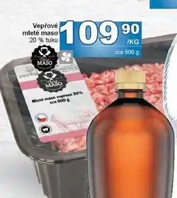 Jip Vepřové mleté maso 20% tuku 1kg nabídka