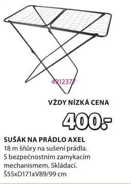 JYSK Sušák na prádlo axel nabídka