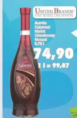 Jip Aurvin Cabernet Merlot Chardonnay Muscat 0,75l nabídka