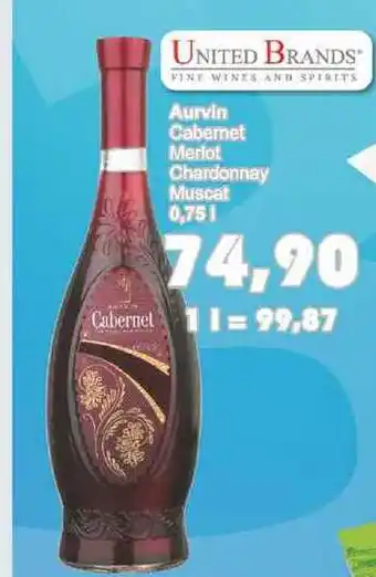 Jip Aurvin Cabernet Merlot Chardonnay Muscat 0,75l nabídka