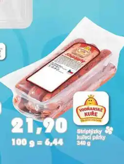 Jip Striptýzky kuřecí párky 340g nabídka