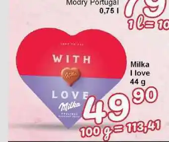 Jip Milka I love 44 g nabídka