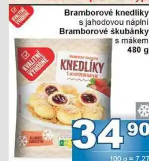 Jip Bramborové knedlíky s jahodovou náplní 480g nabídka