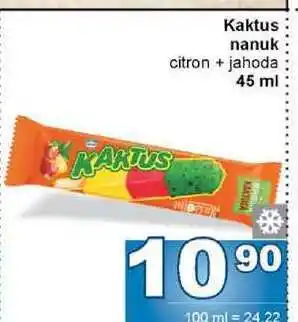 Jip Kaktus nanuk citron + jahoda 45 ml nabídka