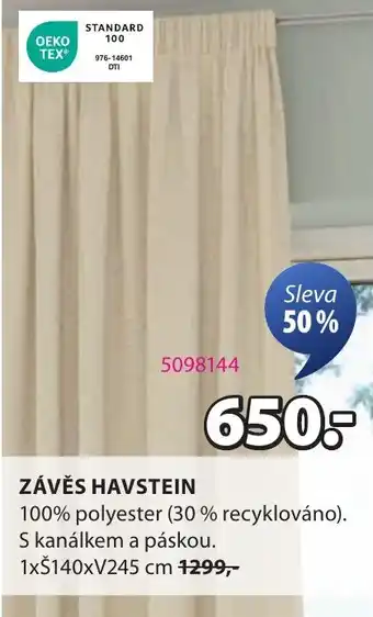 JYSK Závěs havstein nabídka