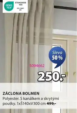 JYSK Záclona bolmen nabídka