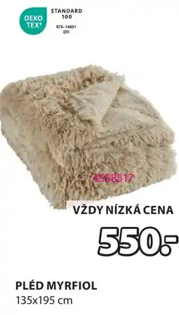 JYSK Pléd myrfiol nabídka