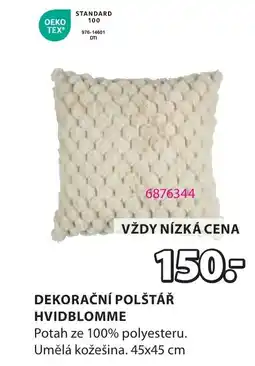 JYSK Dekorační polštář hvidblomme nabídka