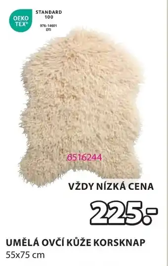 JYSK Umělá ovčí kůže korsknap nabídka