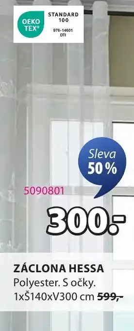JYSK Záclona hessa nabídka