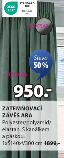 JYSK Zatemňovací závěs ara nabídka