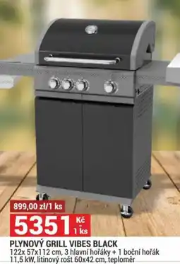 Merkury Market Plynový grill vibes black nabídka