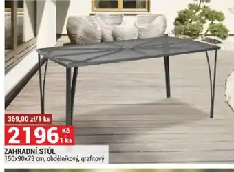 Merkury Market Zahradní stůl nabídka