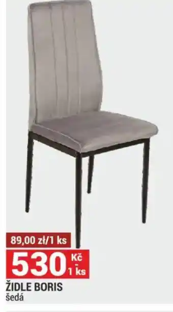 Merkury Market Židle boris šedá nabídka