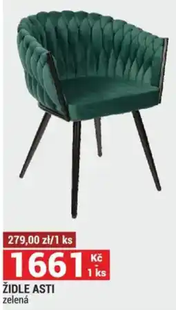 Merkury Market Židle asti zelená nabídka