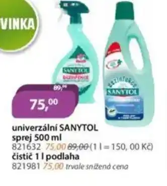 M.A.T. Univerzální sanytol spreg nabídka