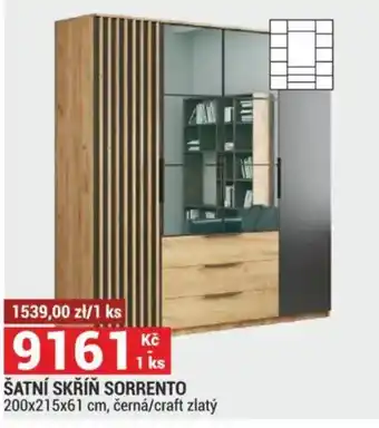 Merkury Market Šatní skříň sorrento nabídka