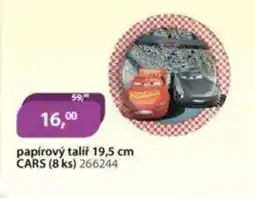 M.A.T. Papírový talíř 19,5 cm cars nabídka