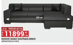 Merkury Market Rohová sedací souprava minos nabídka
