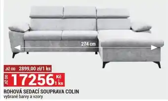 Merkury Market Rohová sedací souprava colin nabídka
