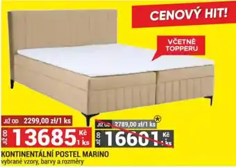 Merkury Market Kontinentální postel marino nabídka