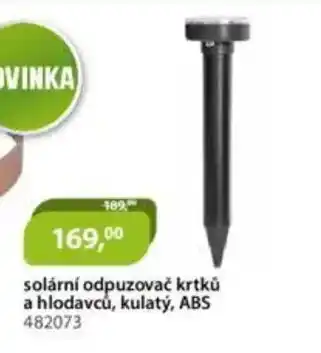 M.A.T. Solární odpuzovač krtků a hlodavců, kulatý, abs nabídka
