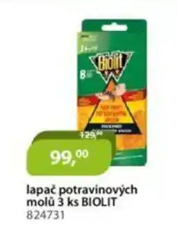 M.A.T. BIOLIT Lapač potravinových molů 3 ks nabídka