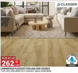 Merkury Market Laminátová plovoucí podlaha dub vicenza nabídka