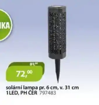 M.A.T. Solární lampa nabídka