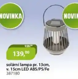 M.A.T. Solární lampa nabídka