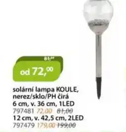 M.A.T. Solární lampa koule nabídka
