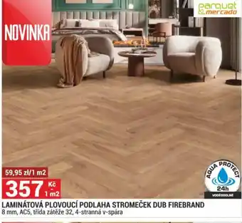 Merkury Market Laminátová plovoucí podlaha stromeček dub firebrand nabídka