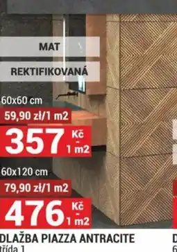 Merkury Market Dlažba piazza antracite nabídka