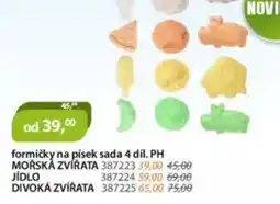 M.A.T. Formičky na písek sada 4 díl. ph mořská zvířata nabídka