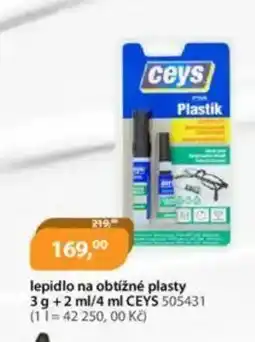 M.A.T. CEYS Lepidlo na obtížné plasty nabídka
