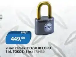 M.A.T. Visací zámek 113/50 record 3 kl. tokoz nabídka