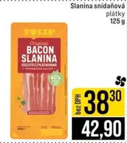 Jip Slanina snídaňová plátky nabídka
