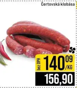 Jip Čertovská klobása nabídka
