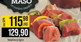 Jip Vepřový špíz nabídka