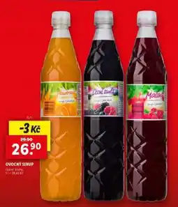 Lidl Ovocný sirup nabídka