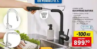 Lidl LIVARNO HOME Kuchyňská baterie nabídka